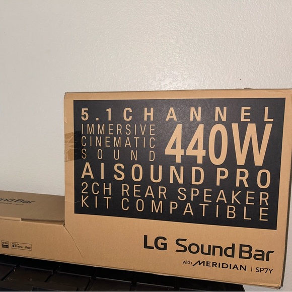 LG Sound bar speakers